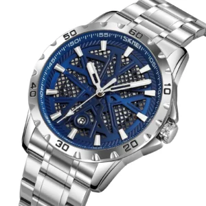 Skmei 9337 Quartz Stainless Steel Srap Watch For Men