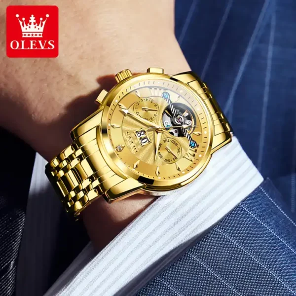 OLEVS 9965 Automatic Mechanical watch For men - Image 3