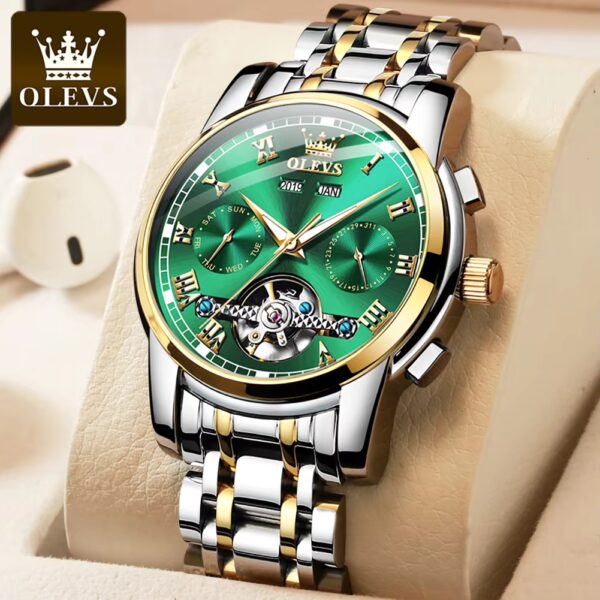 OLEVS 6607 Automatic Mechanical Watch For Gents - Image 6