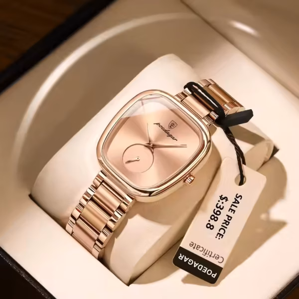 Poedagar 783 Ladies Watch Rose Gold