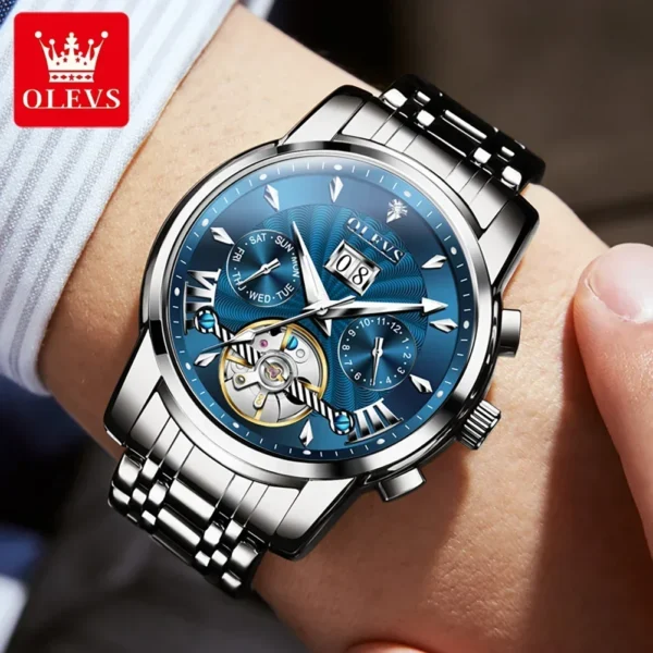 OLEVS 9965 Automatic Mechanical watch For men - Image 4