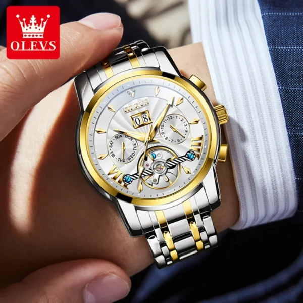 OLEVS 9965 Automatic Mechanical watch For men - Image 4