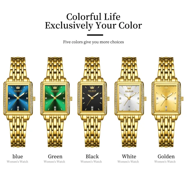 OLEVS 9995 Elegant Quartz Women’s Watch - Image 4