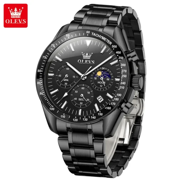 OLEVS 3618 Chronograph Quartz Watch For Men - Image 2