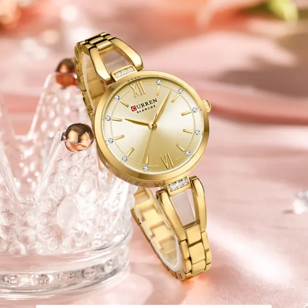 CURREN 9092 Quartz Stainless Steel Watch For Women - Image 2