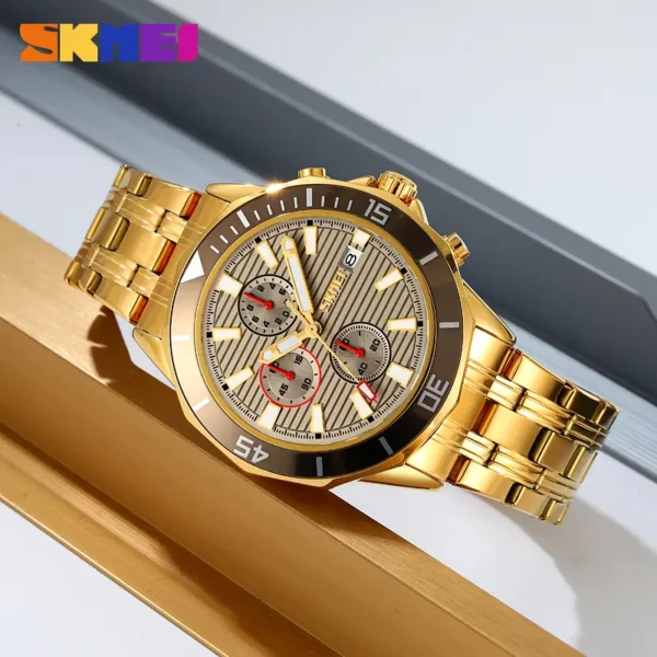 SKMEI 9335 STAINLESS STEEL MEN WATCH