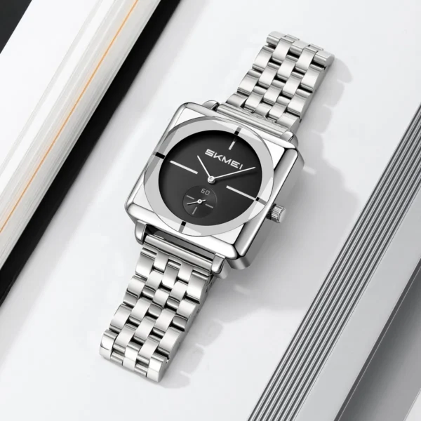 New 2025 SKMEI 2413 Quartz square Wrist Watch For Man - Image 2