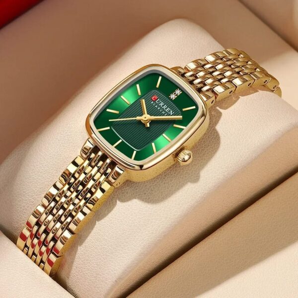 CURREN 9093 Quartz Latest Luxury Square Watch For Women’s