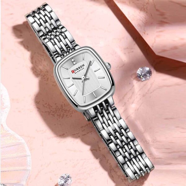 CURREN 9093 Quartz Latest Luxury Square Watch For Women’s