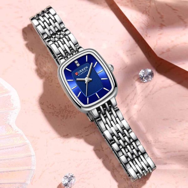 CURREN 9093 Quartz Latest Luxury Square Watch For Women’s - Image 4
