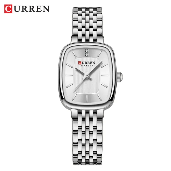 CURREN 9093 Quartz Latest Luxury Square Watch For Women’s - Image 3