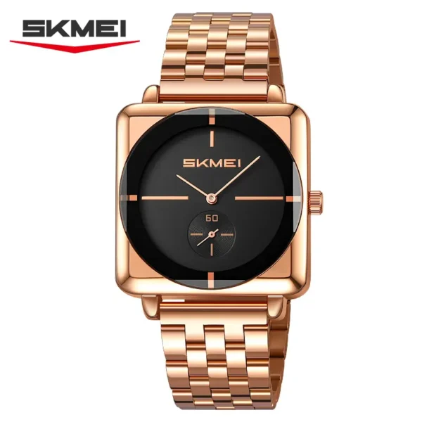 New 2025 SKMEI 2413 Quartz square Wrist Watch For Man - Image 2